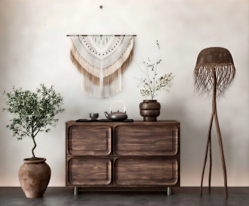Wabi-sabi Style Side Cabinet-ID:617963083