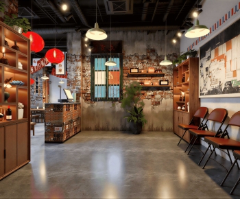 Industrial Style Teahouse Tea House-ID:450123079