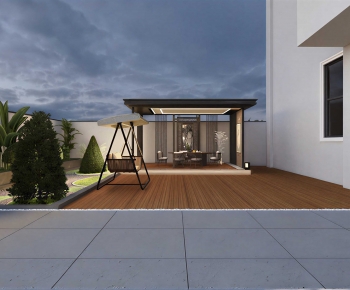 Modern Courtyard/landscape-ID:938351288