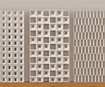 Modern Cement Brick Screen Partition-ID:703485977
