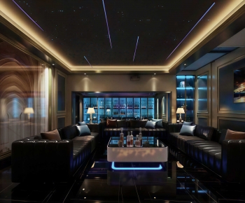 Simple European Style Audiovisual Room-ID:737457047