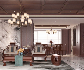 Chinese Style A Living Room-ID:714240125