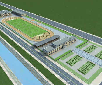 Modern Architectural Bird's-eye View Planning-ID:535226118