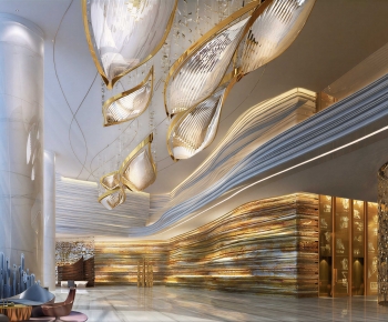 Modern Office Reception Desk-ID:411257986