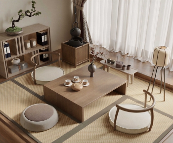 New Chinese Style Tea Tables And Chairs-ID:816628986