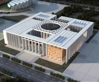 Modern Public Building-ID:759027009
