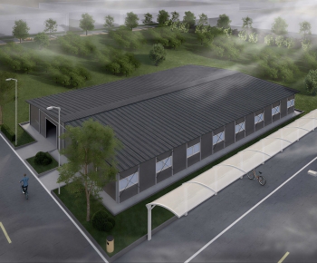 Modern Architectural Bird's-eye View Planning-ID:862929857