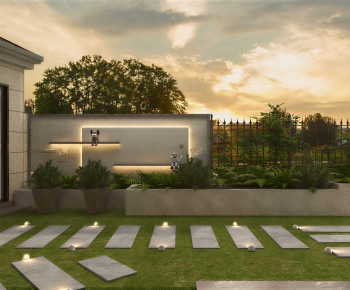 Modern Courtyard/landscape-ID:227610117