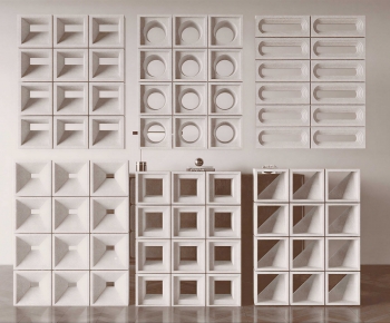Modern Cement Brick Screen Partition-ID:353044997