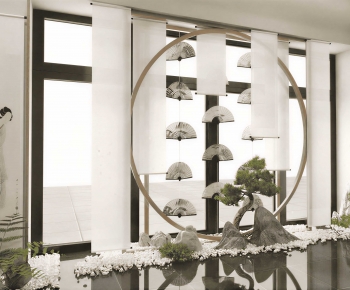 New Chinese Style Plant Landscaping-ID:531552089