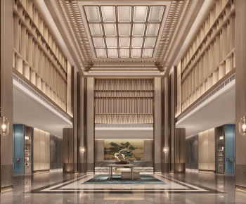 New Chinese Style Lobby Hall-ID:947335005