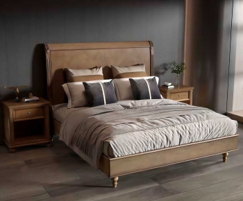 Modern Double Bed-ID:253863102