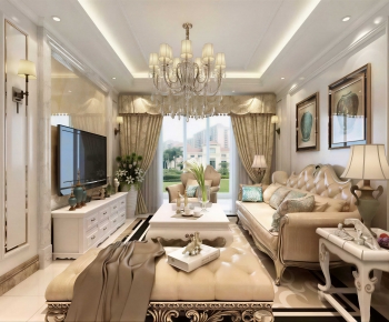 European Style A Living Room-ID:998580572