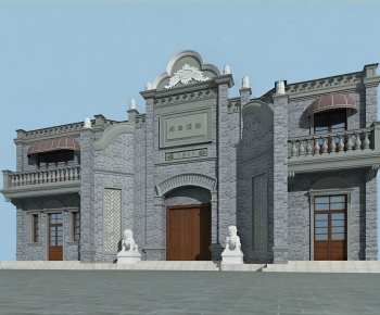 European Style Facade Element-ID:755783083