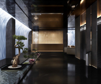 New Chinese Style Lobby Hall-ID:821954019