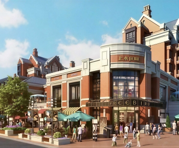 European Style Commercial Street-ID:612785101