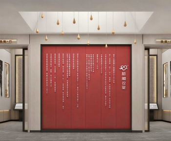 New Chinese Style Exhibition Hall-ID:676786905