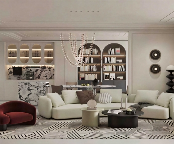 French Style A Living Room-ID:140045887
