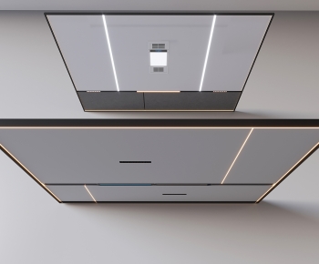 Modern Suspended Ceiling-ID:475508934