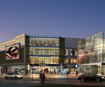 Modern Appearance Of Commercial Building-ID:757492073