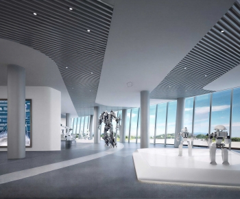 Modern Exhibition Hall-ID:105218899