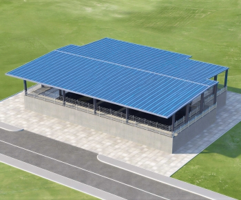 Modern Architectural Bird's-eye View Planning-ID:248348956
