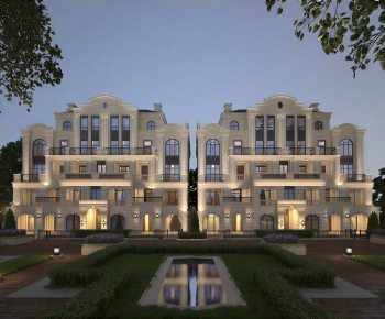 European Style Double Townhouse-ID:131999977