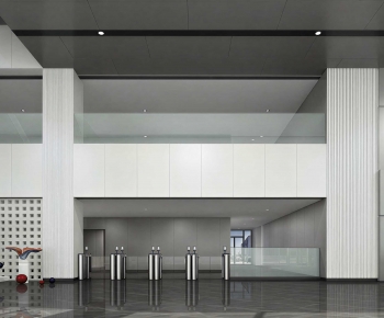 Modern Office Reception Desk-ID:851268051