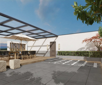 Modern Courtyard/landscape-ID:378546956