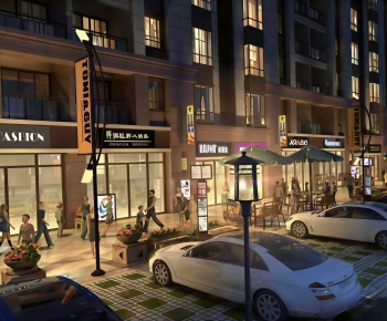 Modern Commercial Street-ID:652014979