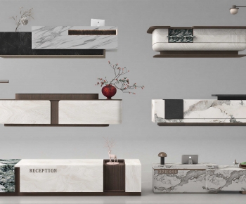 Modern Reception Desk-ID:405421976