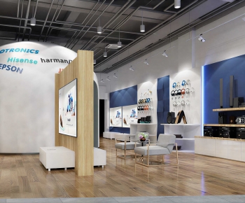 Modern Exhibition Hall-ID:195183994