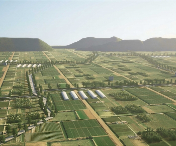 Modern Architectural Bird's-eye View Planning-ID:689522035