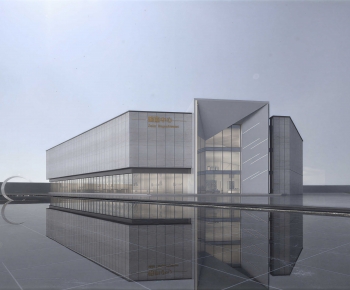 Modern Appearance Of Commercial Building-ID:260746962
