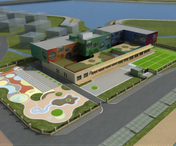 Modern Architectural Bird's-eye View Planning-ID:998352051