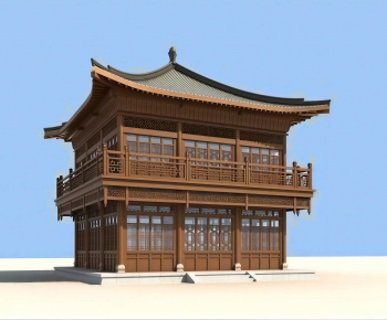 Chinese Style Ancient Architectural Buildings-ID:732090001