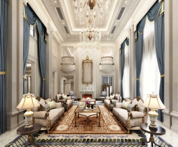 European Style A Living Room-ID:652512074