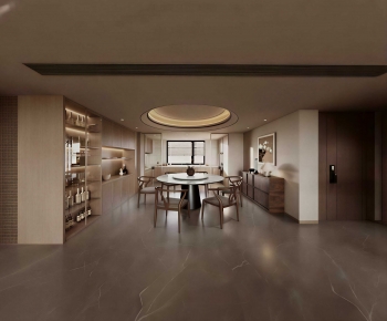 New Chinese Style Dining Room-ID:592231044