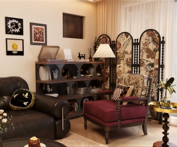 French Style A Living Room-ID:649156096