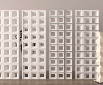 Modern Cement Brick Screen Partition-ID:998399347