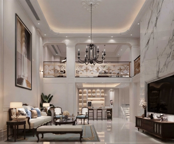 French Style A Living Room-ID:233293069