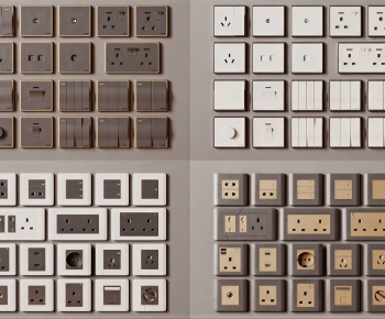 Modern Switch Socket Panel-ID:526156904