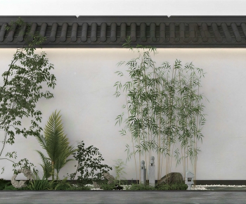 New Chinese Style Plant Landscaping-ID:888565069
