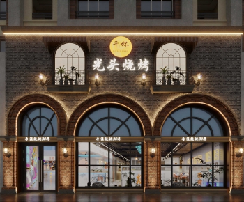 Retro Style Facade Element-ID:266390094