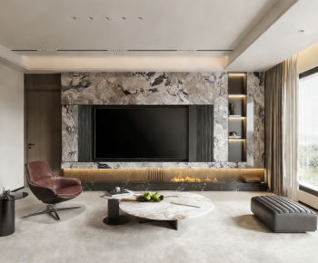 Modern A Living Room-ID:630918033