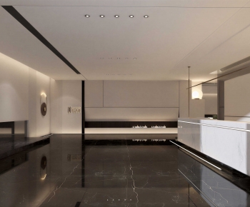 Modern Office Reception Desk-ID:458610062