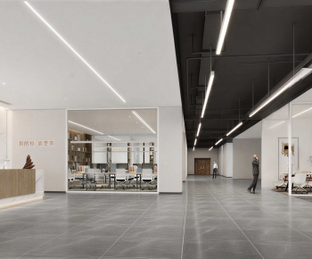 Modern Exhibition Hall-ID:413089045