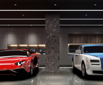 Modern Underground Garage-ID:350677974