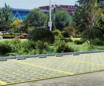Modern Outdoor Parking Lot-ID:479371074
