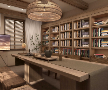 Japanese Style Study Space-ID:806154978